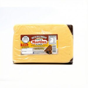 Doce de leite com Chocolate em barra 500g - Pacote com 06