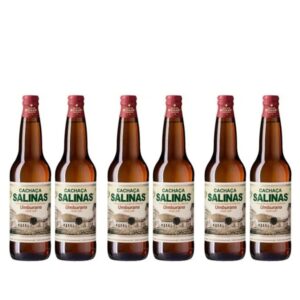 Cachaça Salinas Umburana 600ml - 06 garrafas