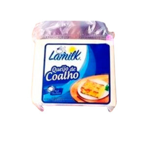 Queijo Coalho Lamilk peça de 500g  Pacote com 12