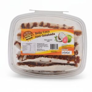 Beiju Goiabada com Coco pote 180g - pacote com 06