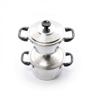 Cuscuzeira tamanho 12 - 12cm raio x 15cm alt Pacote com 03