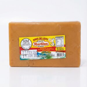 Doce de leite em barra 250g - Pacote com 06