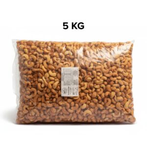 Castanha de Caju Torrada Salgada W1 Top - Pacote de 5kg