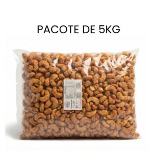 Castanha de Caju Caramelizada Açúcar - Pacote de 5kg